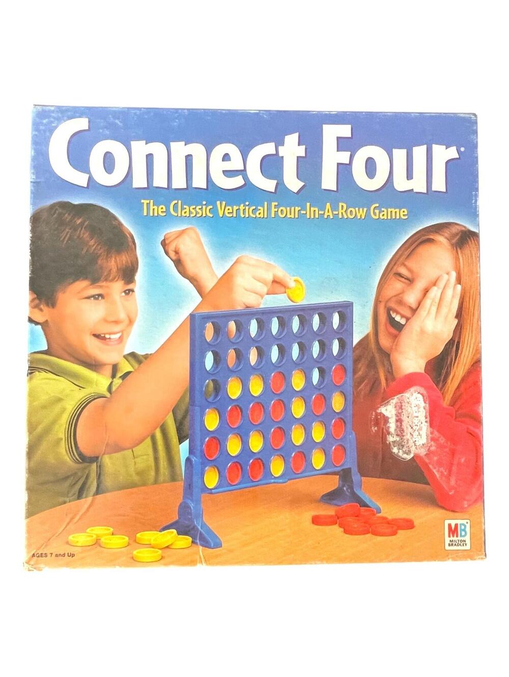 Connect Four Game 2002 Milton Bradley Complete Vintage CLEAN